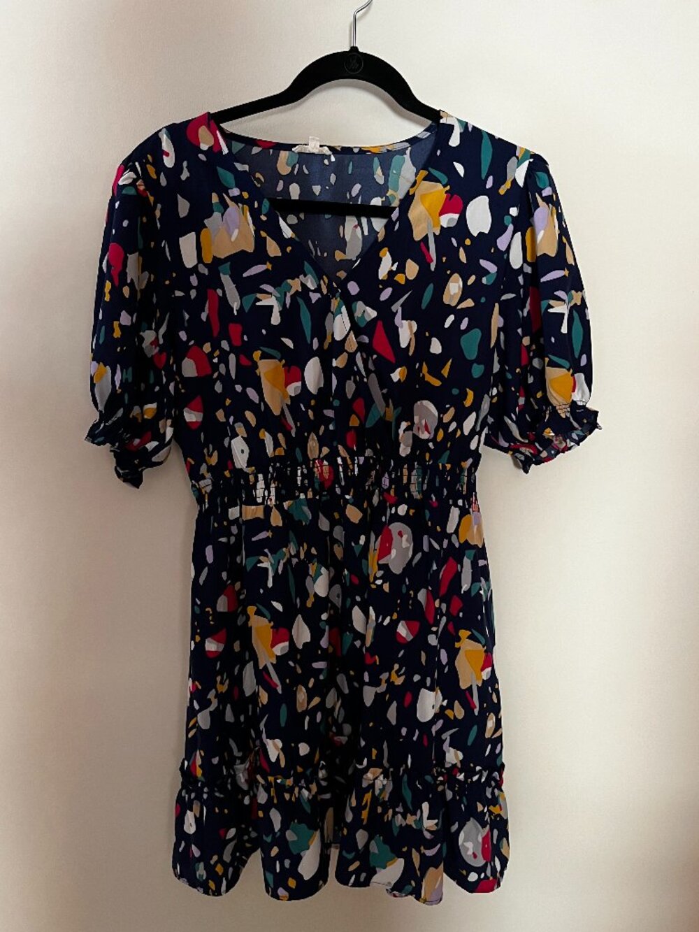 GENTLY USED}  The Multi-color Jodifl Mini Dress / Size L